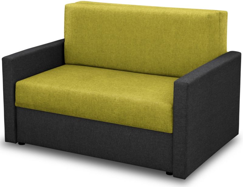 Sofa amerykanka rozkładana Bonni Tedi 1 Czarna/Zielona 1 szt.