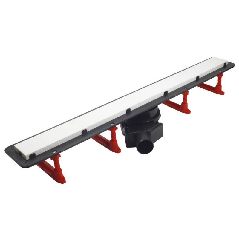 Odpływ liniowy prysznicowy Pestan Confluo DRAIN LINE 850+ WHITE GLASS 85 cm białe szkło 1 szt.