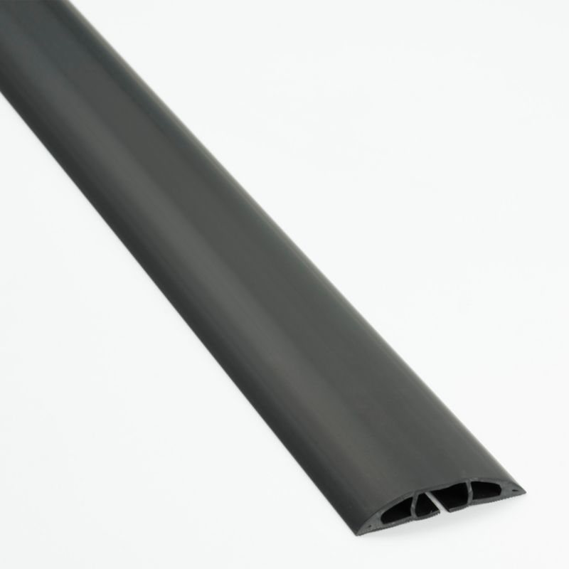 Listwa półokrągła na kable podłogowa D-line 60 x 12 x 1800 mm czarna