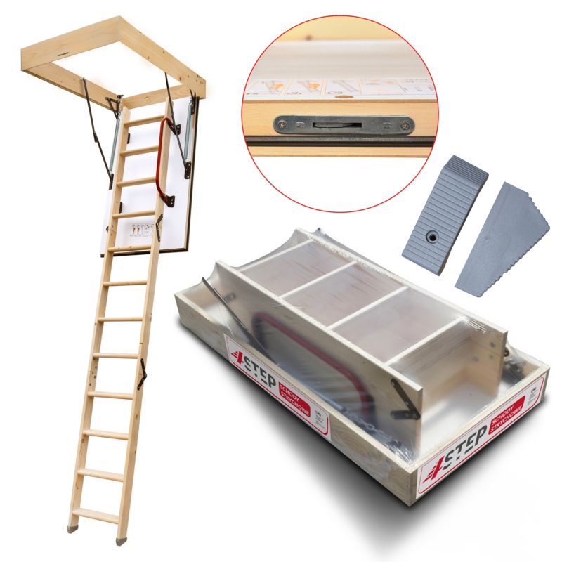 Schody Strychowe 4STEP Extra 120x70 0,86W/m2K H305 1szt.
