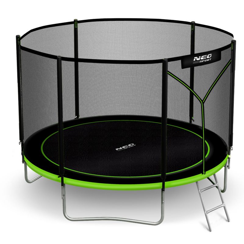 Trampolina ogrodowa Neo-Sport 252cm 8ft + drabinka + siatka zewnetrzna 1 szt.