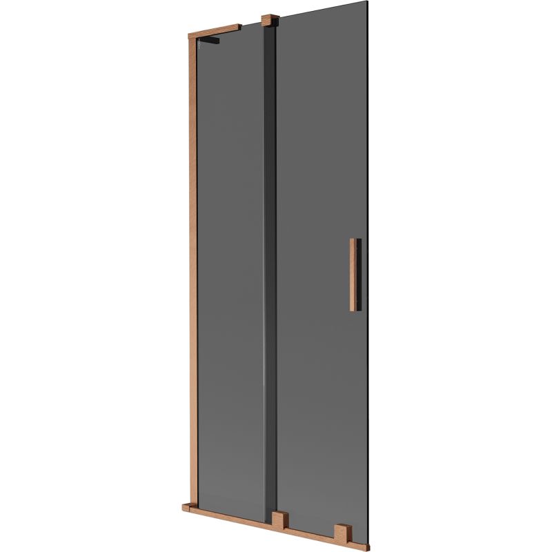 Parawan nawannowy 2-skrzydłowy Mexen Velar grafit 80x150 cm 1 szt.
