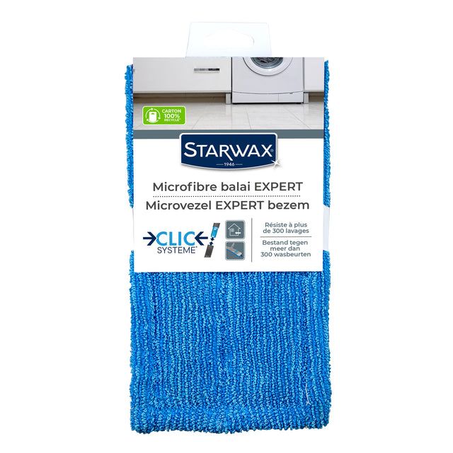 Nakładka Mikrofibra Mop Expert Starwax Click System X1, skuteczne czyszczenie, łatwa w użyciu 1 szt.
