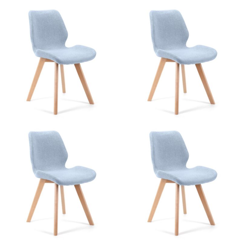 4x krzesło tapicerowane SJ.0159 Niebieskie 4 szt.