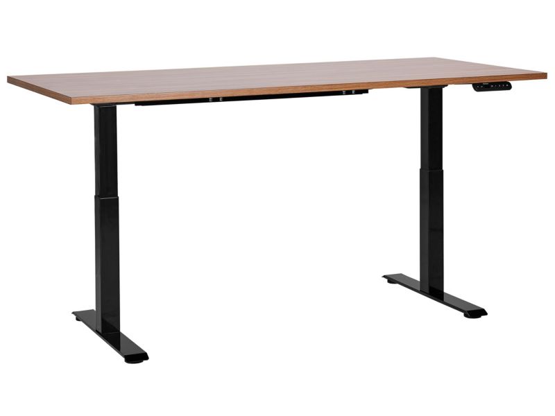 Biurko regulowane Elektryczny Ciemne drewno Destines 180 x 80 cm 1 szt.