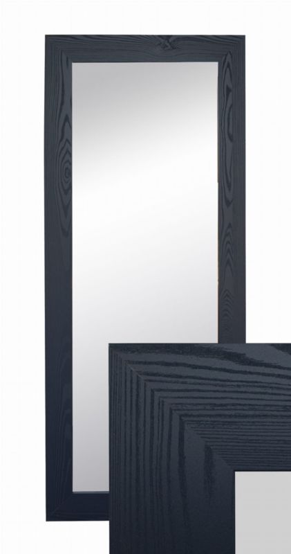 Lustro wiszące BD art w ozdobnej ramie 120x50 cm kolor modrzew sibiu do salonu pokoju sypialni 1 szt.
