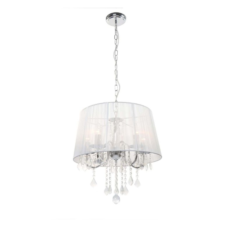 Lampa wisząca Light Prestige Mona srebrna 5 x E14 1 szt.