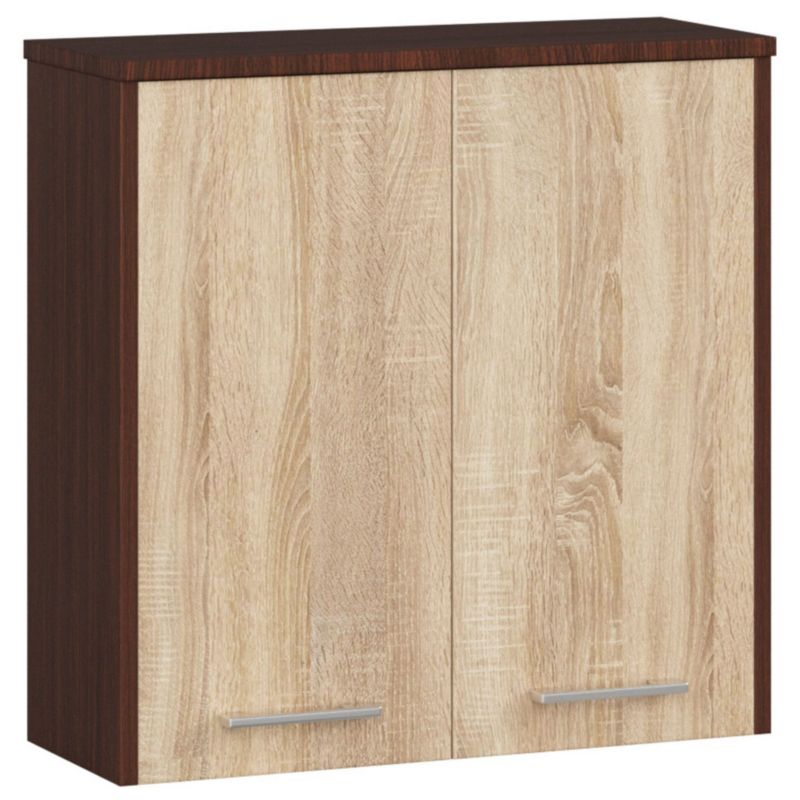 Szafka łazienkowa Akord Fin Wenge 60 cm 2 drzwi kolor Dąb Sonoma mat 2 półki 60x22,5x60 cm 1 szt.