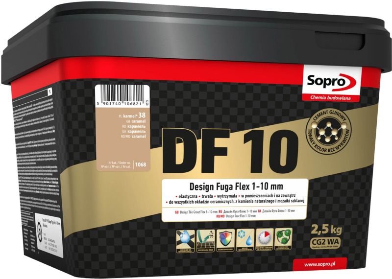 Fuga Sopro Flex DF 10 karmelowa 2,5 kg
