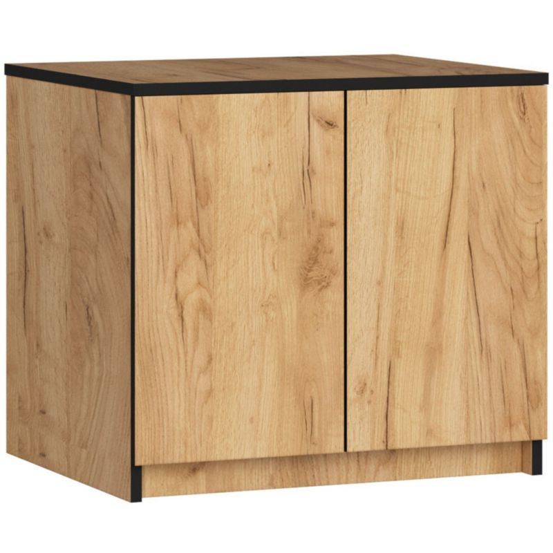 Nadstawka na szafę Akord S60 Dąb Craft 60 cm 2 drzwi kolor Dąb Craft mat 2 półki 60x51x55 cm 1 szt.