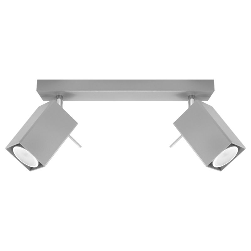 Plafon Sollux Lighting MERIDA 2 szary 1 szt.