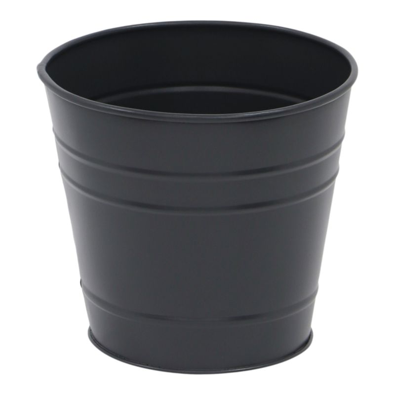 Doniczka metalowa Verve 12 cm czarna