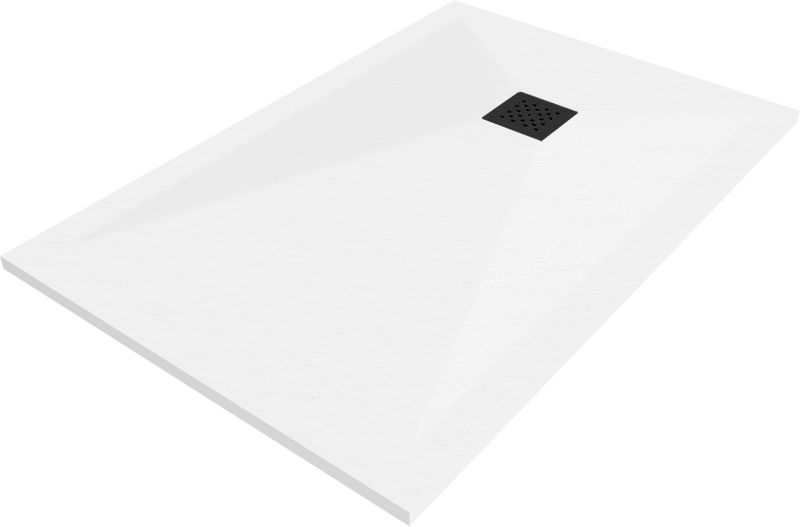 Brodzik prostokątny Mexen Stone+ biały 110 x 90 cm 1 szt.