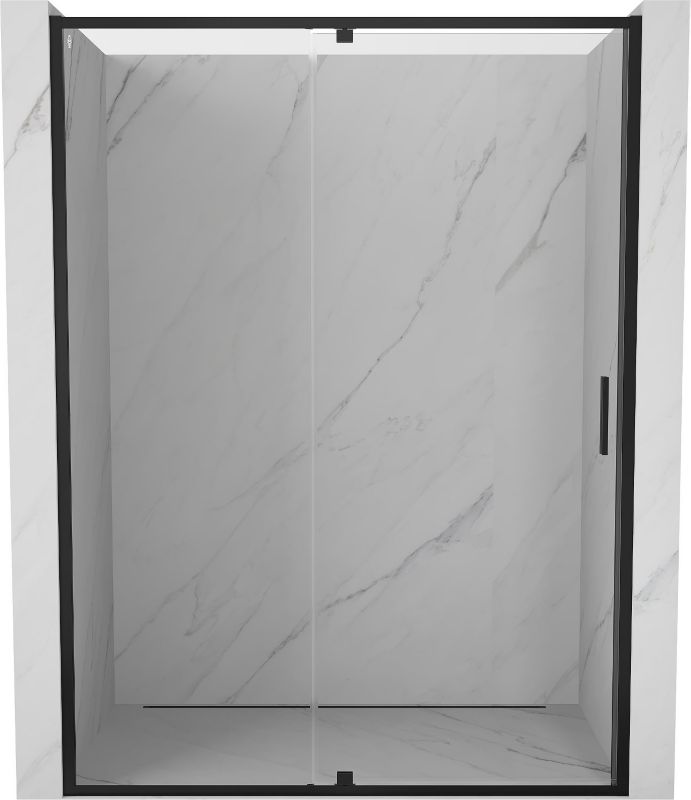 Drzwi prysznicowe uchylne Mexen Exo czarne 135x200 cm 1 szt.