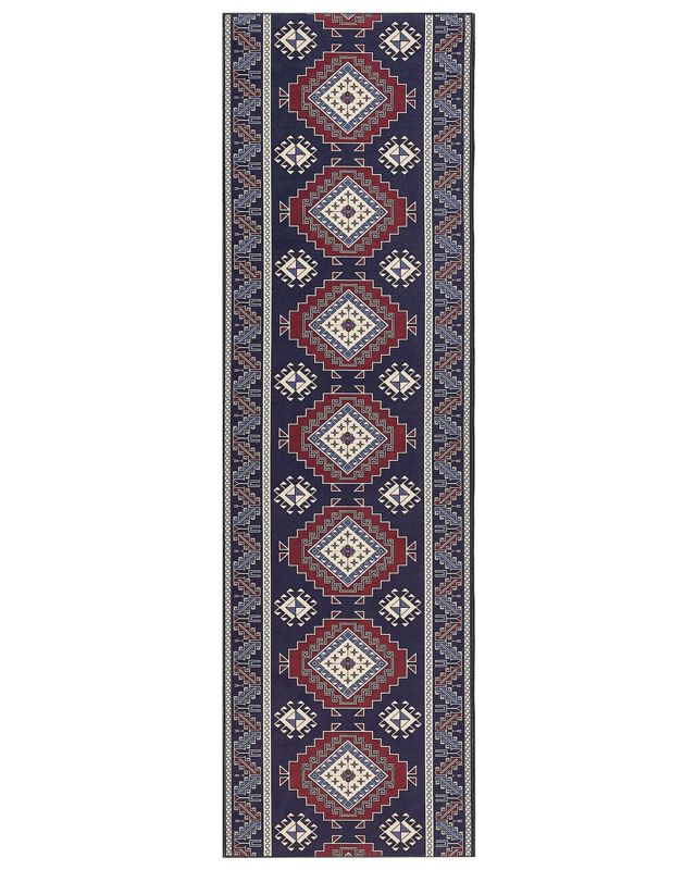Dywan 60 x 200 cm niebiesko-czerwony Kangal 1 szt.