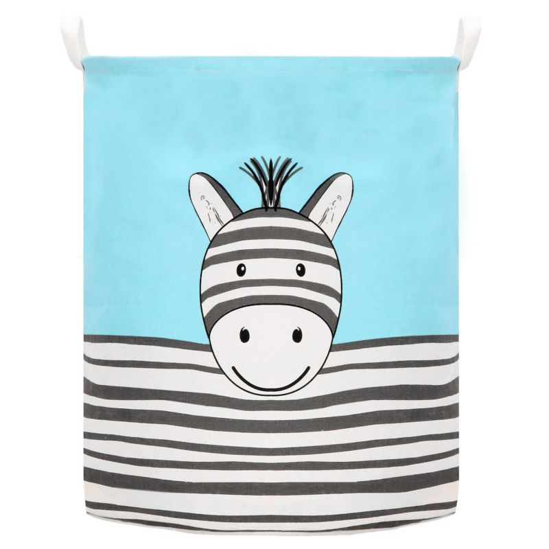 Kosz do przechowywania zabawek i ubrań Springos pojemnik z uszami zebra 1 szt.
