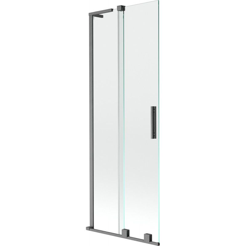 Parawan nawannowy rozsuwany Mexen Velar L gun gray 70 x 150 cm 1 szt.