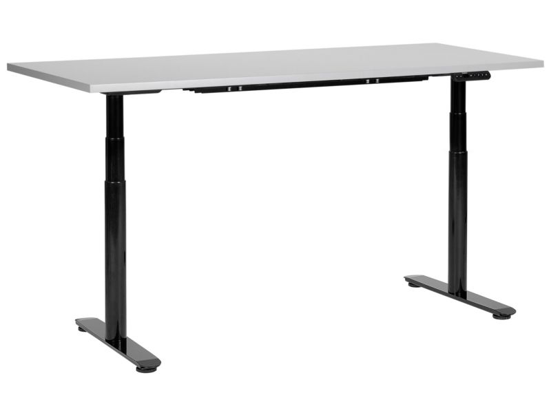Biurko regulowane Elektryczny Jasnoszary Destinas 160 x 72 cm 1 szt.