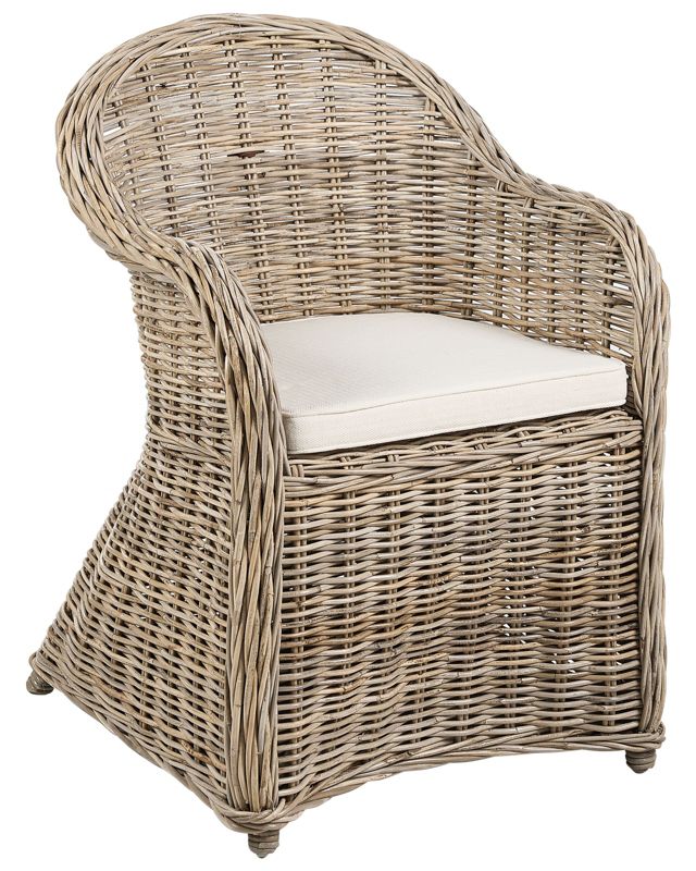Krzesło ogrodowe Susua ii Rattan Naturalny 1 szt.