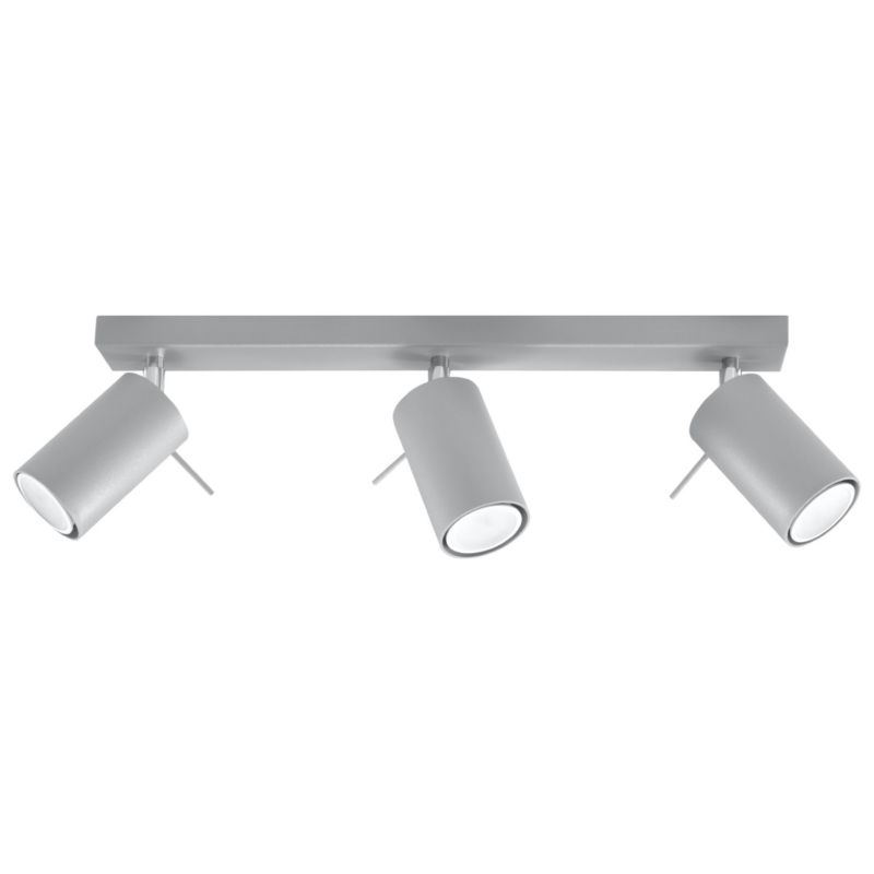 Plafon Sollux Lighting RING 3 szary 1 szt.