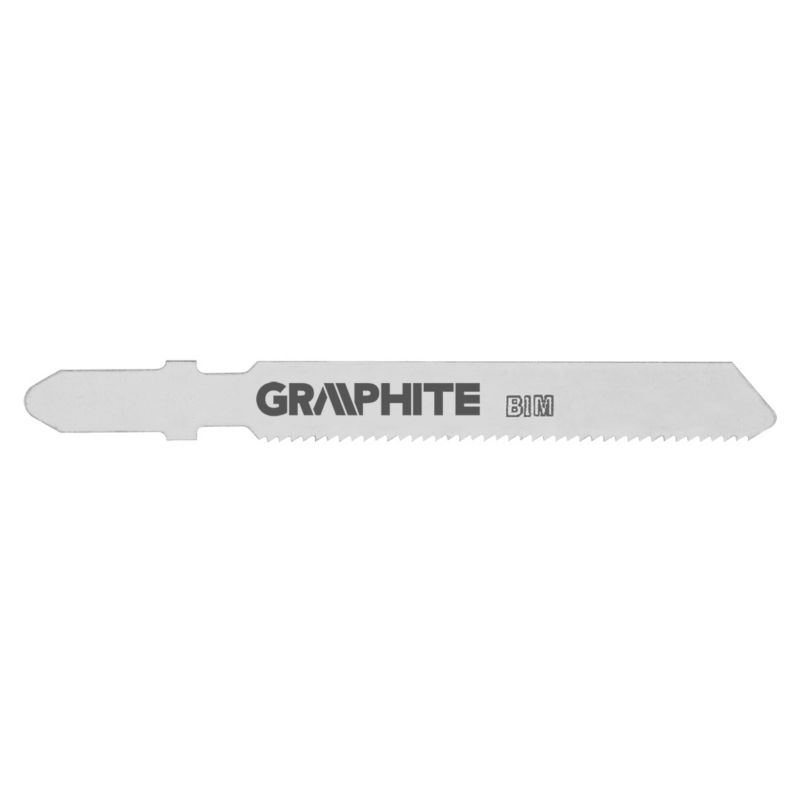 Brzeszczoty do wyrzynarki GRAPHITE do metalu i stali nierdzewnej 21TPI, uchwyt typu T 2szt. 1 kpl
