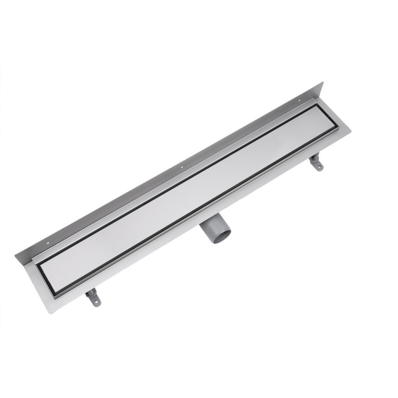 Odpływ liniowy przyścienny Vogi ruszt Duo pod płytkę 80 cm stalowy 1 szt.