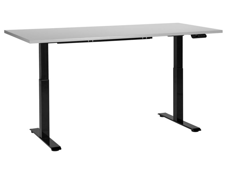 Biurko regulowane Elektryczny Jasnoszary Destines 180 x 80 cm 1 szt.