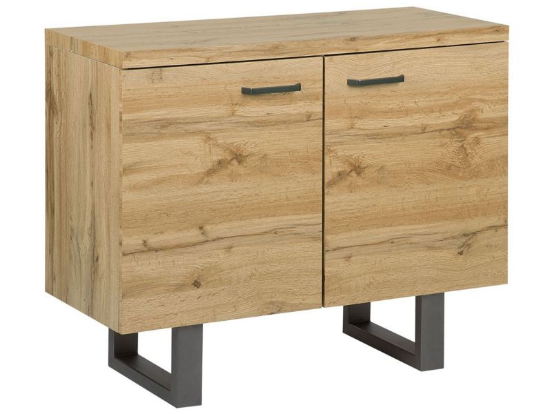 Szafka dwudrzwiowa jasne drewno Timber 1 szt.