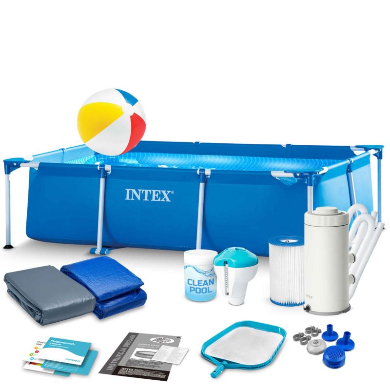 Basen ogrodowy Intex stelażowy 260x160x65cm 28271-15W1 1szt.