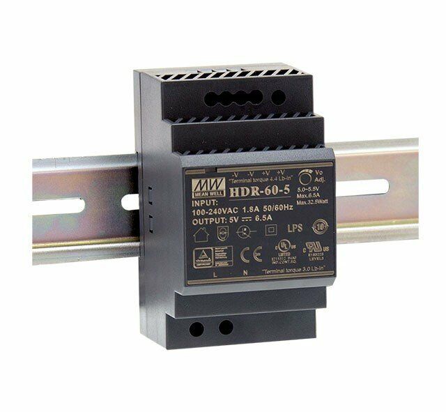 Zasilacz na szynę DIN MEAN WELL 60W 12V 4,5A HDR-60-12 1 szt.