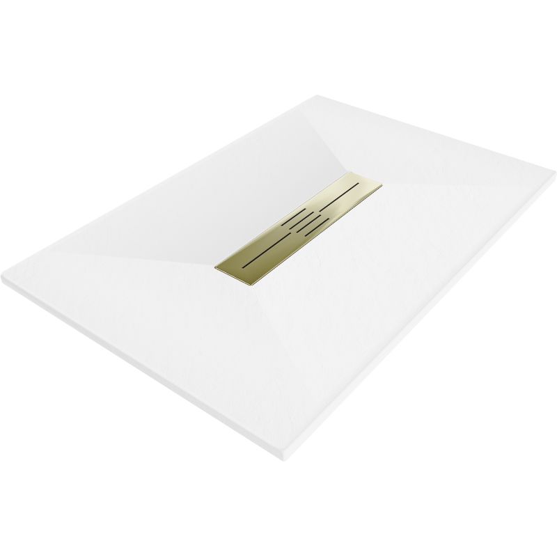 Brodzik prostokątny Mexen Toro biały 100x70 cm 43107010-G 1 szt.