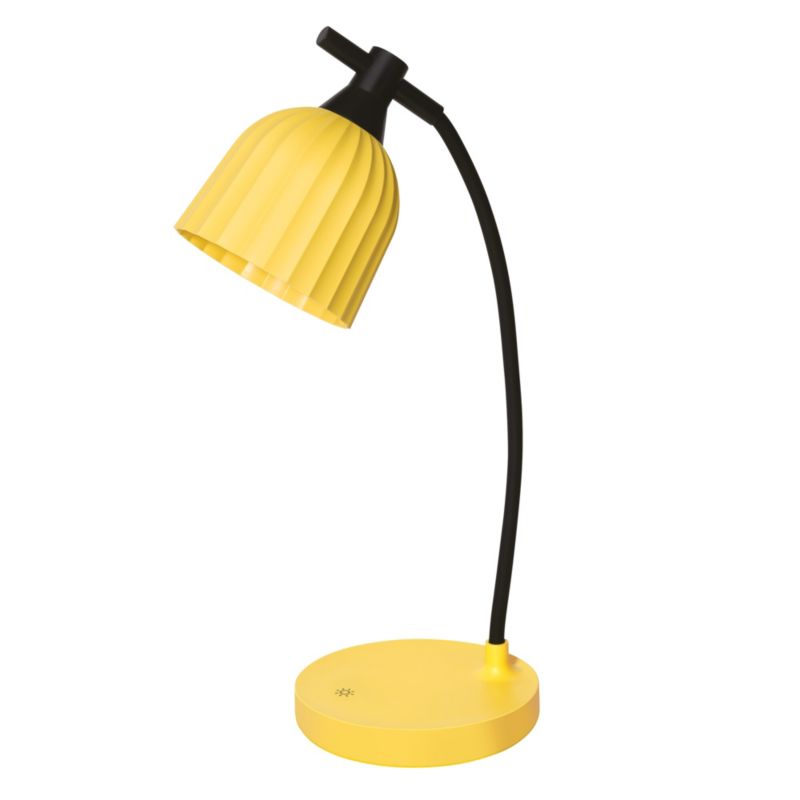 Lampa stołowa LED LightLogic LL NICA DIM CCT YL 66371 reg. temp. 3000/4000/6500 biurkowa dla dzieci żółta nocna USB 1 szt.