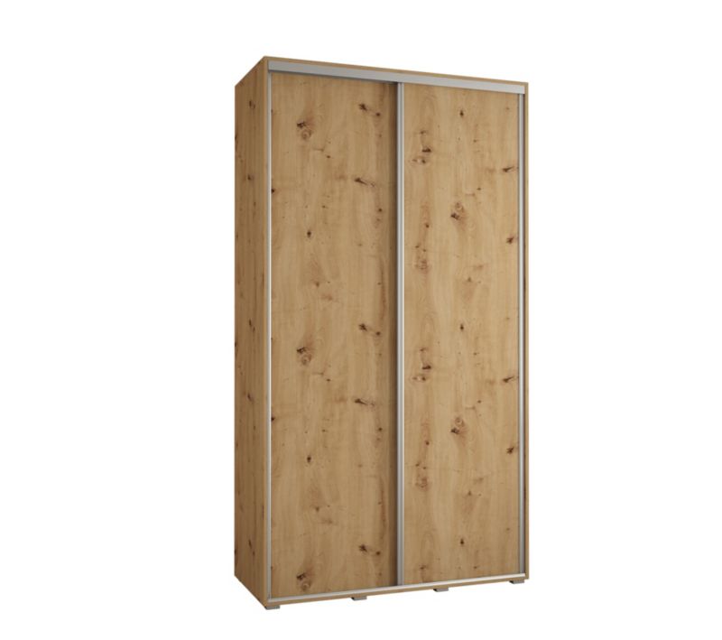 Szafa przesuwna Abiks DAVOS 1 wysoka szer.130cm artisan/artisan/srebrny 1szt.
