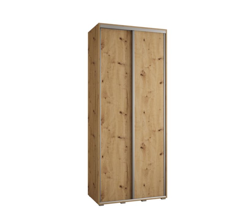 Szafa przesuwna Abiks DAVOS 1 wysoka szer.110cm artisan/artisan/srebrny 1szt.