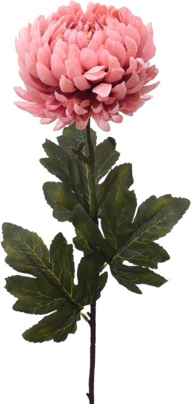 Chryzantema sztuczna Jumi pojedyncza jasnoróżowa 82 cm