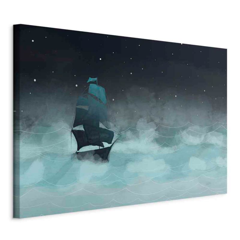 Obraz Artgeist Nocne fale 90 x 60 cm flizelina 1 szt