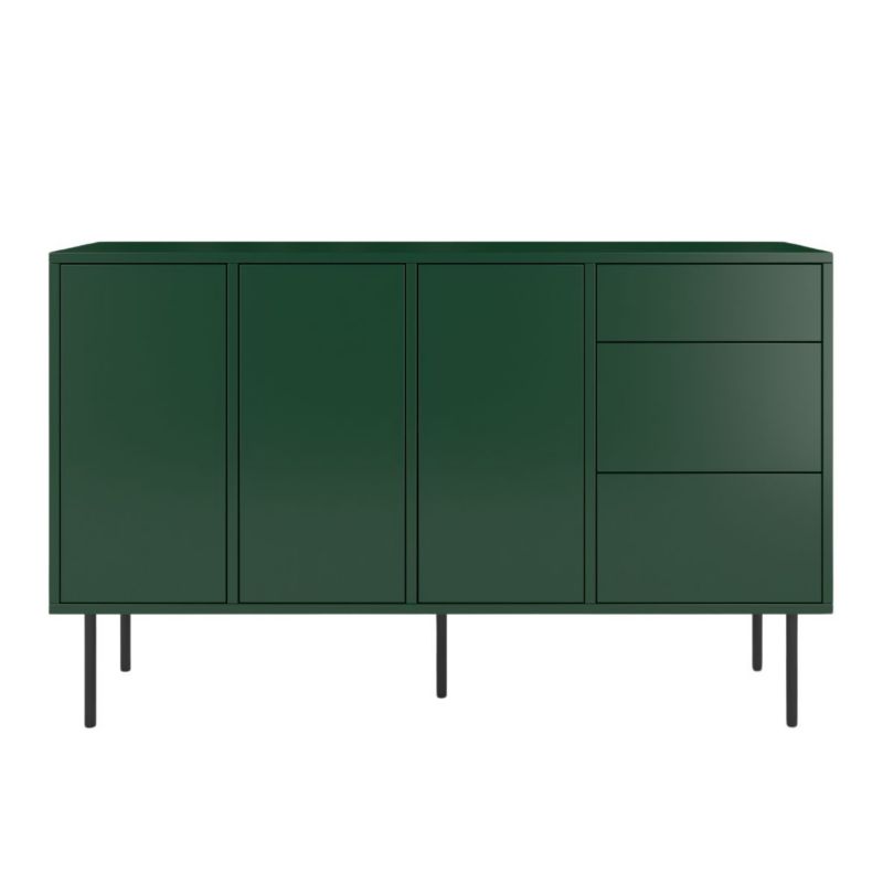 Zielona nowoczesna komoda Dancan MIRKA szer. 130 cm 1 szt.