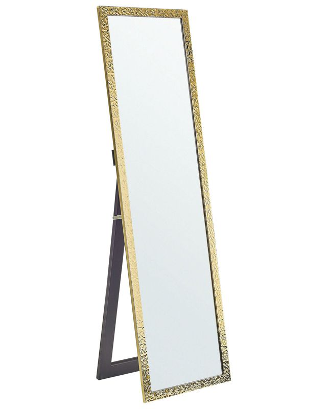 Lustro stojące Brecey 140 cm Złoty 1 szt.
