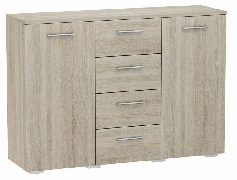 Komoda Matkam szafka HELENA 120 cm dąb sonoma 1 szt.