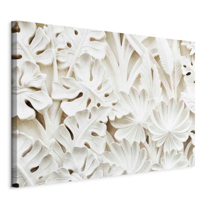 Obraz Artgeist Ceramiczne liście 60 x 40 cm płótno włoskie 1 szt