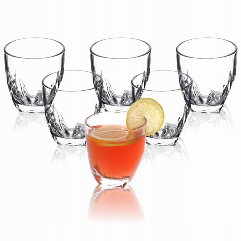 Szklanki KADAX Do Drinków Napojów Soku Szklanka Drinkówka Literatka 310ml 6 szt