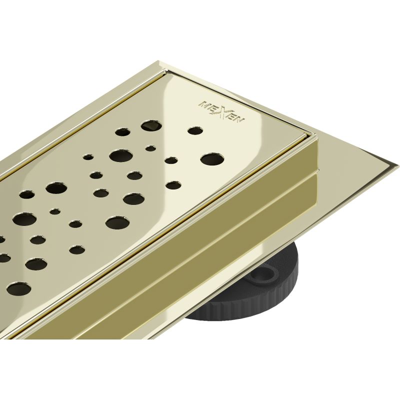 Odpływ liniowy Mexen Flat obrotowy złoty 50 cm 1 szt.