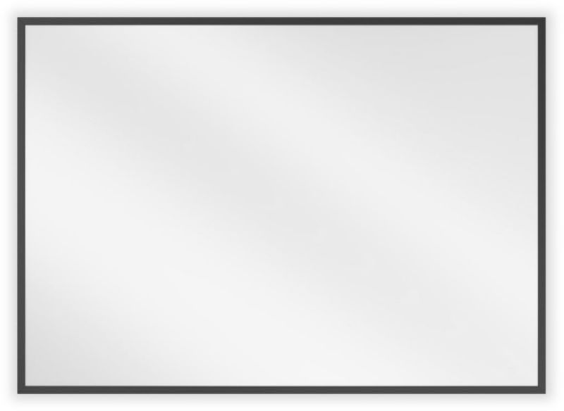 Lustro łazienkowe prostokątne Mexen Loft czarne 70x50 cm 1 szt.