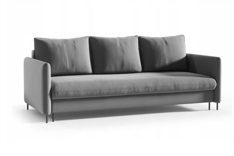 Sofa Bettso Belis 216 x 91 cm z funkcją spania szara 1szt.