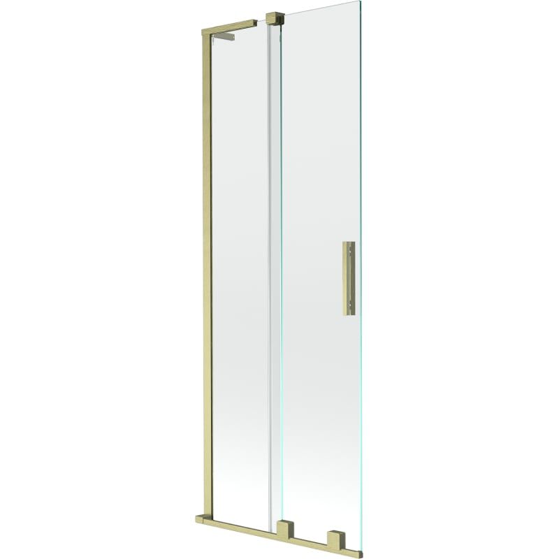 Parawan nawannowy rozsuwany Mexen Velar L transparent złoty 70x150 cm 1 szt.