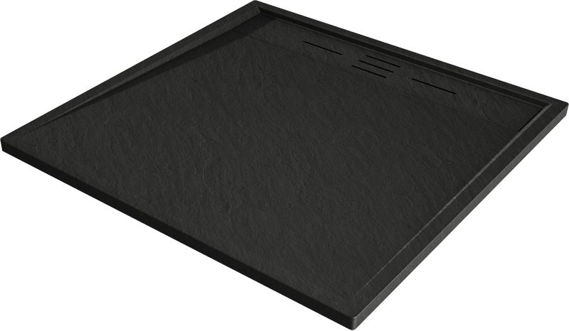 Brodzik kwadratowy Mexen Amon czarny 80x80 cm 1 szt.