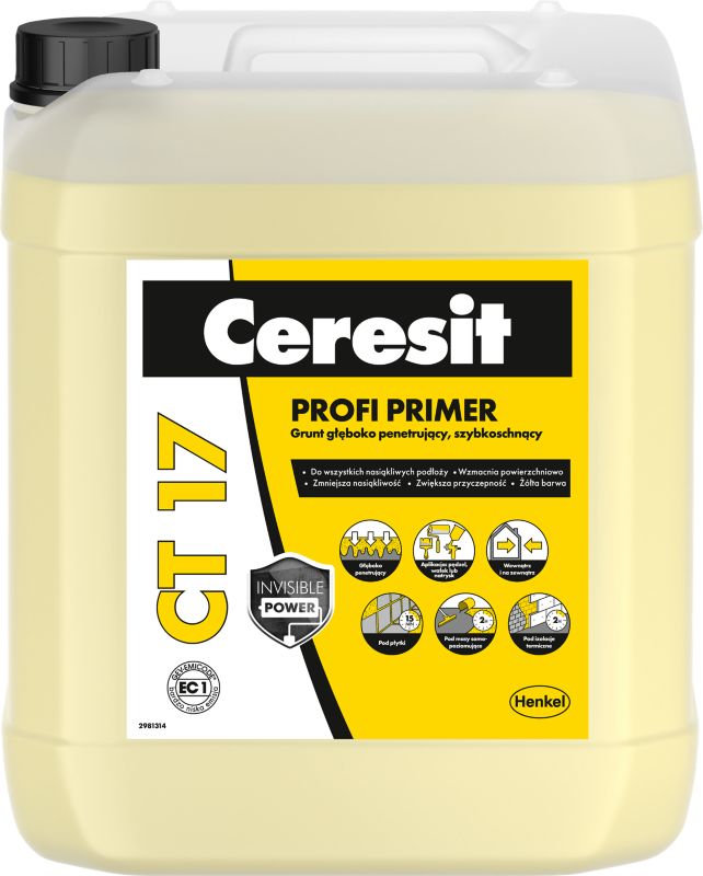 Grunt głęboko penetrujący Ceresit CT17 5 l