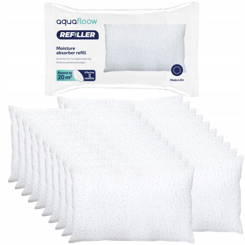 Wkład do pochłaniacz wilgoci AquaFloow osuszacz powietrza 250g 20 szt
