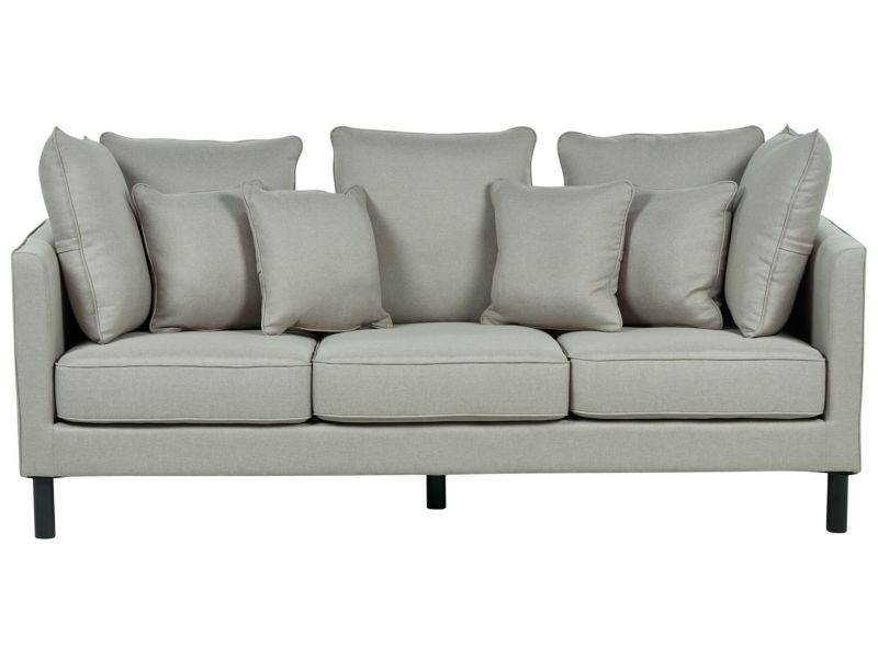 Sofa 3-osobowa tapicerowana szara Fenstad 1 szt.