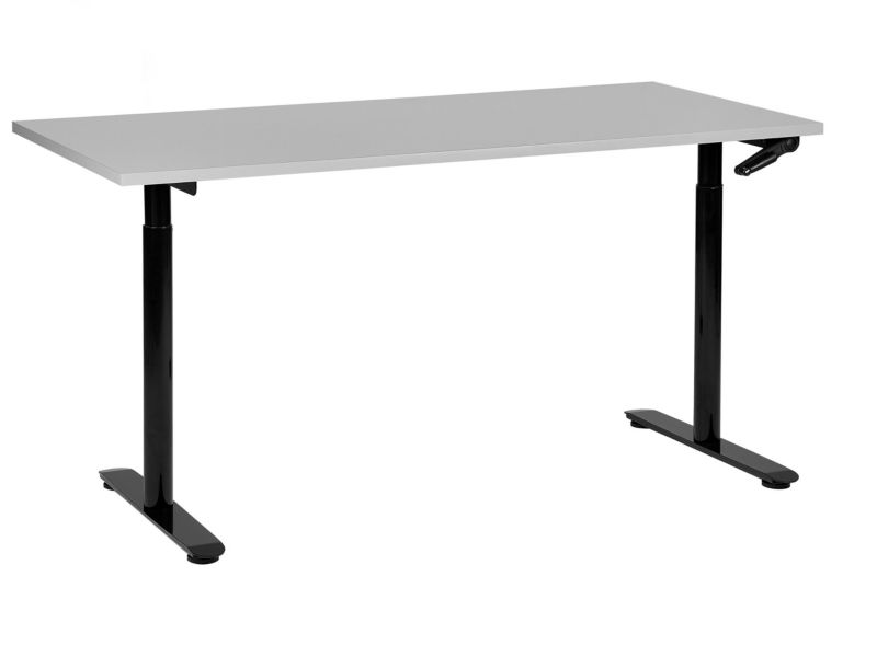 Biurko regulowane Manualny Jasnoszary Destinas 160 x 72 cm 1 szt.